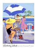 Furness Enchanting Island Cruises Giclee Print by Adolph Treidler