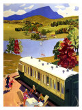 LNER Camping Coaches Giclee Print LNER Camping Coaches Giclee Print