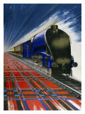 The Queen of Scots, British Rail Giclee Print by Mayo 