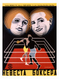 Boxers Bride Vintage Giclee Print by Stenberg Brothers 