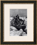 George Washington (1732-99) Crossing the Delaware River, 25th December 1776, circa 1912-13 Posters by Henry Mosler