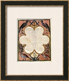 Page from a Hebrew Bible with Birds, 1299 Posters by Joseph Asarfati