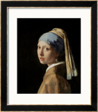 Girl with a Pearl Earring, circa 1665-6 Print by Jan Vermeer