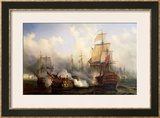 The Redoutable at Trafalgar, 21st October 1805 Prints by Auguste Etienne Francois Mayer