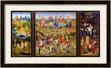 Le Jardin des délices, vers 1500 Affiche par Hieronymus Bosch