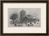North Berwick Witches: Dr. Fian and Companions Fly Round a Church as They Confess to King James Vi Prints by F. Armytage