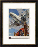 An Armstrong Whitworth "Ensign" of Imperial Airways Takes Off Prints