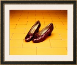 A Pair of Ruby Slippers Worn by Judy Garland in the 1939 MGM film "The Wizard of Oz" Prints