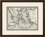 Map of Ancient Greece Posters by Henry Justice Ford
