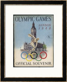 An Official Souvenir Programme for the London Olympic Games Posters