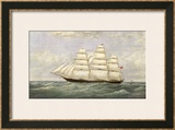 British Sailing Clipper for the China Tea Trade Print by Josiah Taylor
