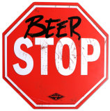 Beer Stop Houten bord