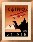 Cairo by Air Art by Brian James
