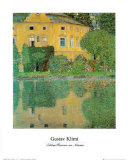 Schloss Kammer at Attersee Prints by Gustav Klimt