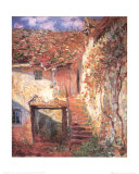 L'escalier Affiches par Claude Monet