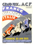 Grand Prix de l'A.C.F., 1935 Giclee Print by Geo Ham