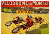 Vélodrome du Montet Affiche par Marcellin Auzolle
