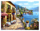 Café avec vue I Affiches par Sung Kim