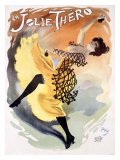 La jolie Théro reproduction procédé giclée par PAL (Jean de Paleologue) 