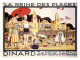 La Reine des Plages, Dinard Giclee Print