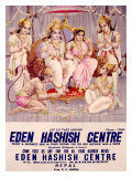 Eden Hashish Centre Giclee Print by Ramesh Sharma