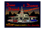Stans Night Diner reproduction procédé giclée