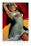 Scarlet Dancer Posters van Bill Brauer Scarlet Dancer Posters van Bill Brauer