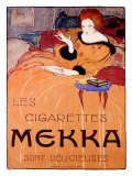 Les cigarettes Mekka Reproduction procédé giclée par Charles Loupot