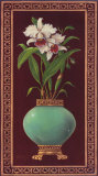 Ginger Jar with Orchids II Affiches par Janet Kruskamp