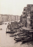Rangée de bateaux, Venise Art par Cyndi Schick