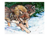 One Step Forward Giclee Print by Georgia Lesley