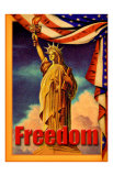 Statue Liberty Freedom Giclee Print Statue Liberty Freedom Giclee Print