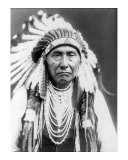 Chief Joseph Reproduction procédé giclée par Edward S. Curtis
