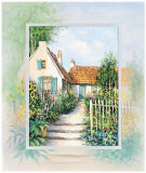 Sunny Garden Kunstdruck von Johan De Jong