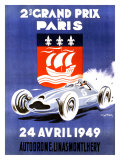 2nd Grand Prix de Paris Impressão giclée por Geo Ham 2nd Grand Prix de Paris Impressão giclée por Geo Ham
