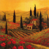 Poppies of Toscano II Lámina por Art Fronckowiak Poppies of Toscano II Lámina por Art Fronckowiak