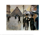 Paris, un jour de pluie, 1877 Posters par Gustave Caillebotte