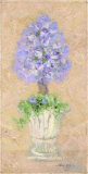 Bouquet ovale de lavande rose Affiche par Shari White