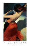 Dançarinas de Salsa Poster por Bill Brauer Dançarinas de Salsa Poster por Bill Brauer