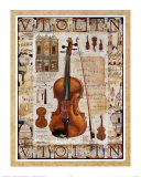 Violin Plakaty autor Richard Henson Violin Plakaty autor Richard Henson