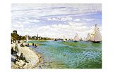 La plage de Sainte-Adresse reproduction procédé giclée par Claude Monet