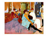 Salon Rue Des Moulins Lámina giclée por Henri de Toulouse-Lautrec Salon Rue Des Moulins Lámina giclée por Henri de Toulouse-Lautrec