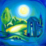By the Light of the Silvery Moon I Poster by Heinz Voss