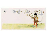 Feeding the Birds from Jennie's Hat Kunst von Ezra Jack Keats