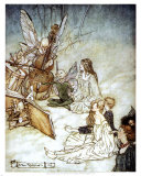 Midsummer Night's Dream Posters by Arthur Rackham
