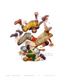First Down Posters by Norman Rockwell