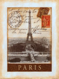 Destination Paris Print by Tina Chaden