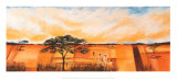 Bhundu Landscape II Posters by Emilie Gerard