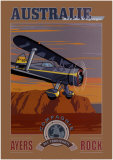 Ayers Rock Pósters por Bruno Pozzo Ayers Rock Pósters por Bruno Pozzo