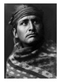 Young Brave Giclee Print by Edward S. Curtis